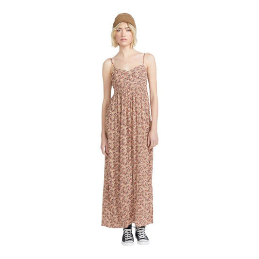 Volcom Part Time Luver Dress - Rust