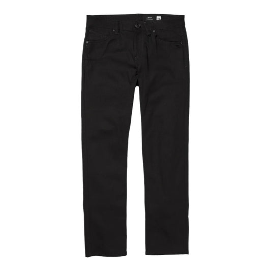 Volcom Solver Denim Pants - Black On Black