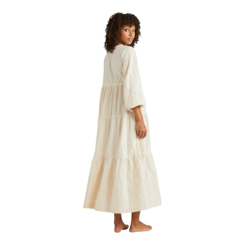 Billabong Light Beam Maxi Dress - White Cap