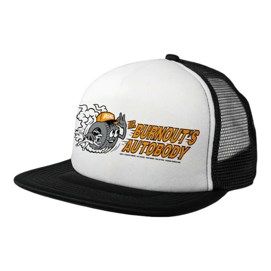 Real Autobody Trucker Cap - Black/White