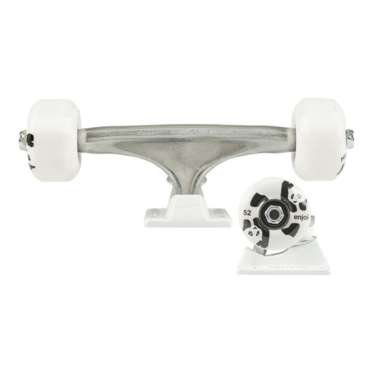 Tensor / Enjoi Truck + Wheel Combo Set - Raw/White