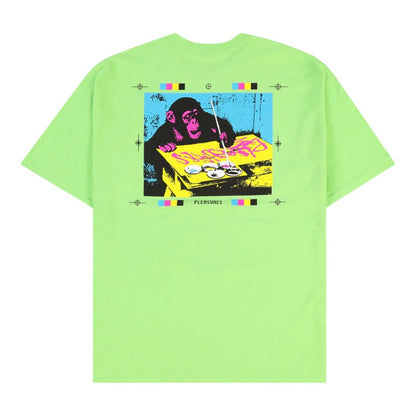 Pleasures CMYK Tee Lime