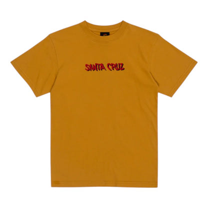 Santa Cruz Youth Screaming Wave Tee - Tan