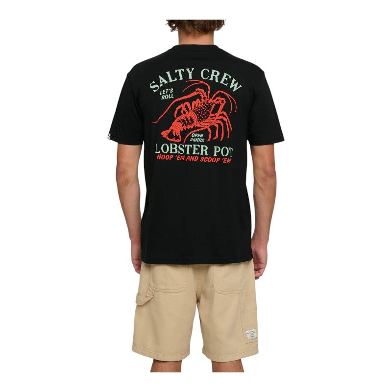 Salty Crew Lobster Pot Premium Tee - Black