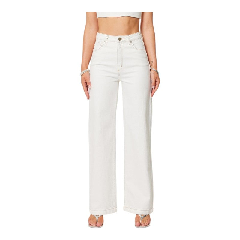 ABrand 94 High & Wide Denim Jeans - Coconut