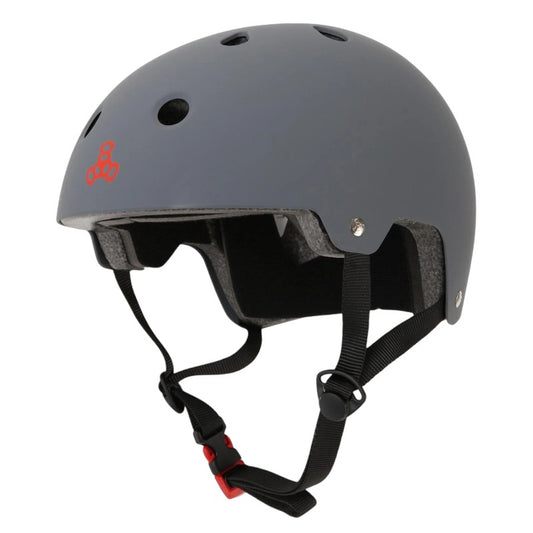 Triple 8 THE Certified Helmet SS - Gun Matte Rubber