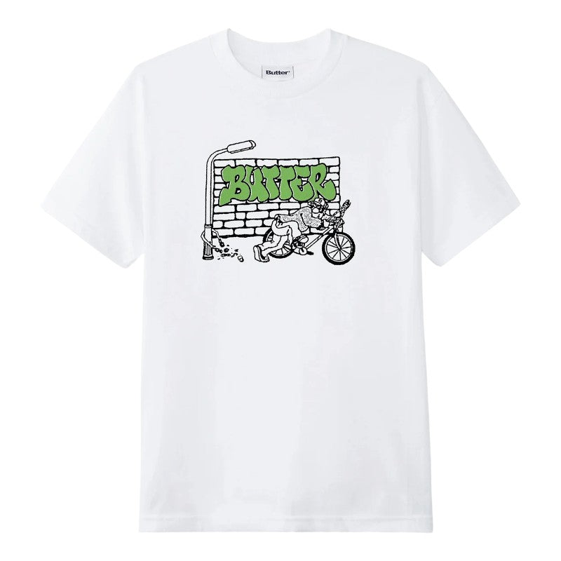 Butter Goods Bike Tee - White