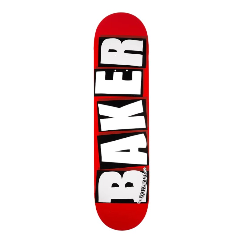 Baker Deck Brand Logo White 8.0"