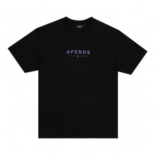 Afends Thrown Out Retro Fit Tee - Black