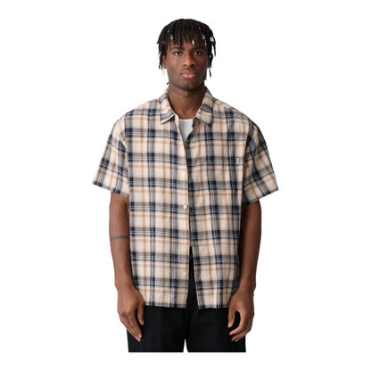 Xlarge Push Check S/S Shirt - Navy