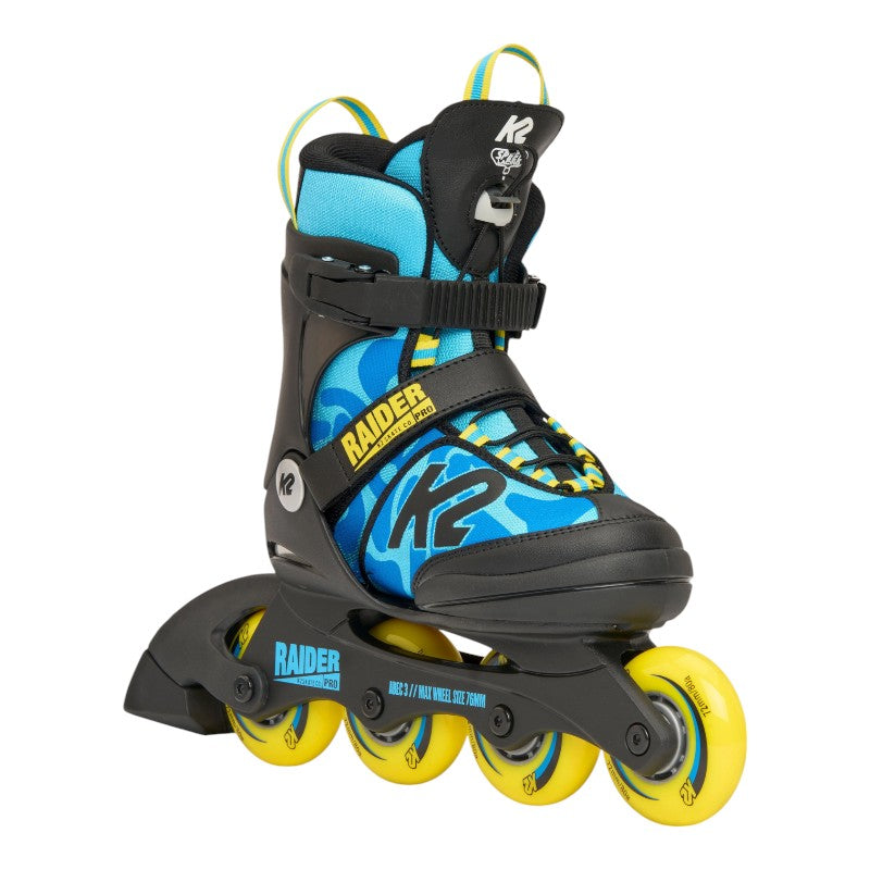 K2 Raider Pro Inline Skates - Blue/Yellow