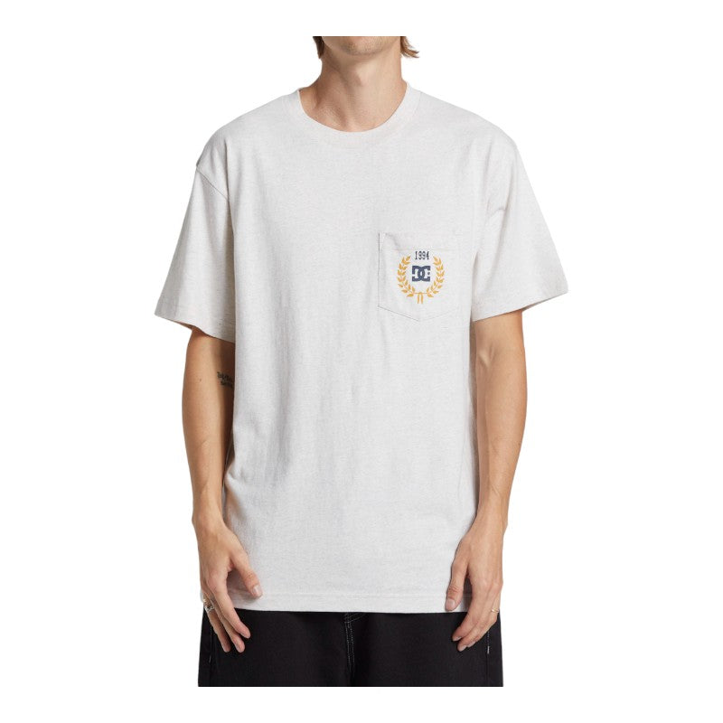 DC Freshman Pocket Tee - Snow Heather