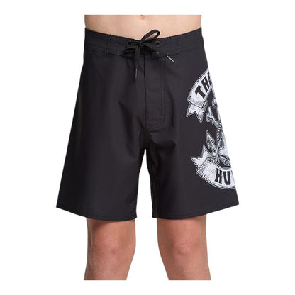 Mad Hueys Youth Anchor Bones 14" Boardshort - Black