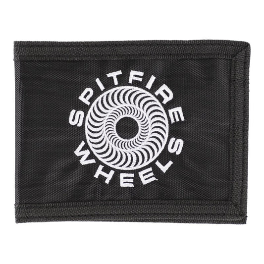 Spitfire Classic 87' Swirl Bi-Fold Wallet - Black