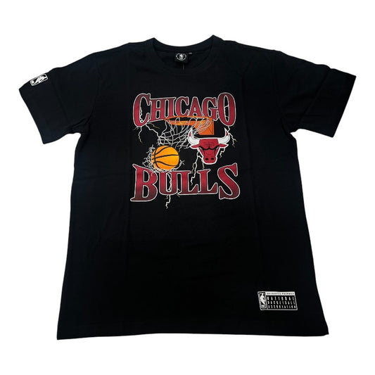 Mitchell & Ness Youth Chambers Bulls Tee - Black