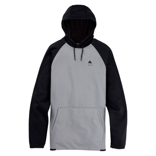 BURTON Crown Weatherproof Pullover Hood – Gray Heather/True Black