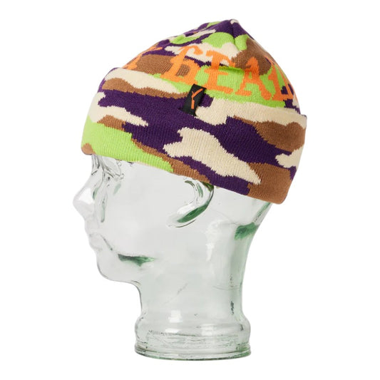 BLAK Hunted Camo Beanie - Neon