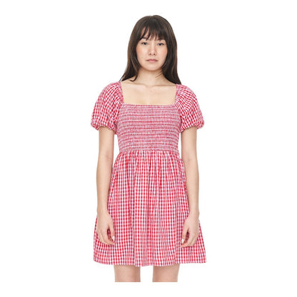 Huffer Celine Lover Mini Dress - Red/Blossom