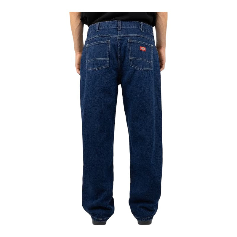 Dickies Relaxed Straight Fit 5 Pocket Denim Jean - Rinsed Indigo