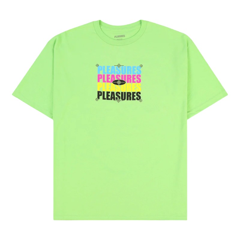 Pleasures CMYK Tee Lime