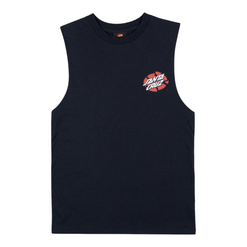 Santa Cruz Youth Meek Slasher Muscle Singlet - Black