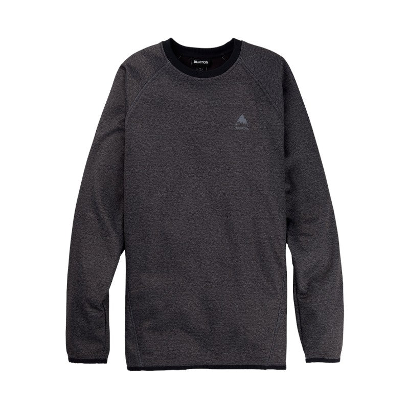 BURTON Crown Weatherproof Crew - True Black Heather