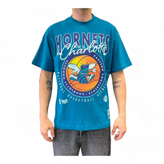 Mitchell and Ness Conference TB Tee Hornets - Teal