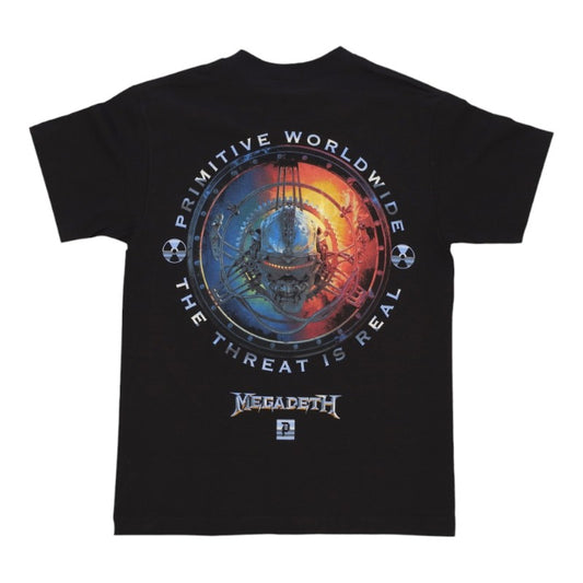 Primitive x Megadeth Threat is Real Tee - Black