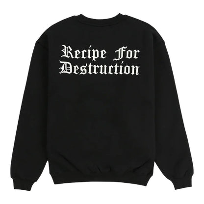 Pleasures Recipe Crewneck Black