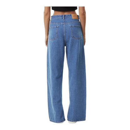 Afends Bella Baggy Jeans - Worn Blue