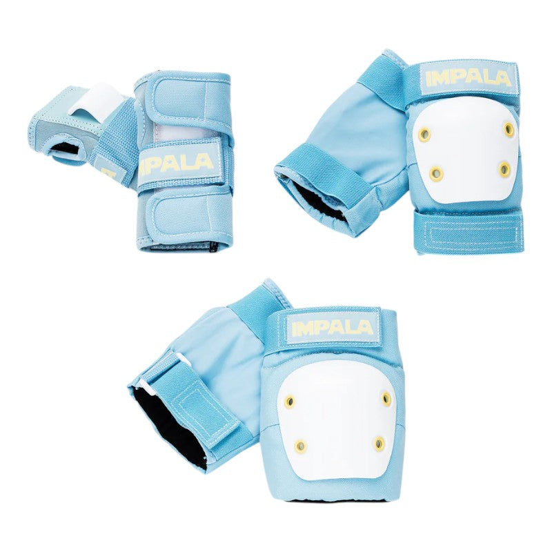 Impala Youth 3 Piece Protective Set - Sky Blue/Yellow