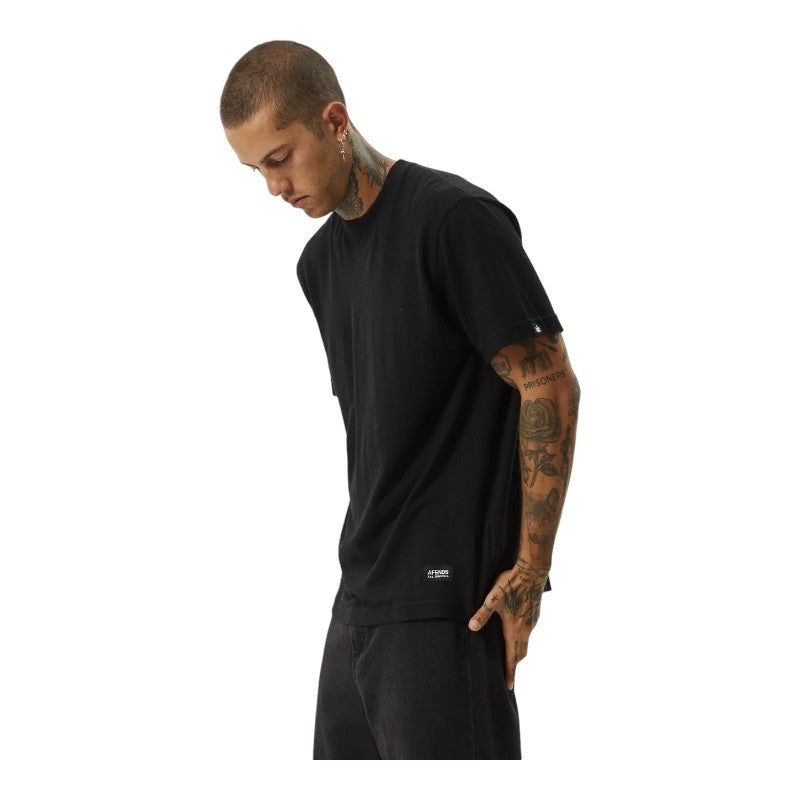 Afends Classic Hemp Retro Fit Tee - Black