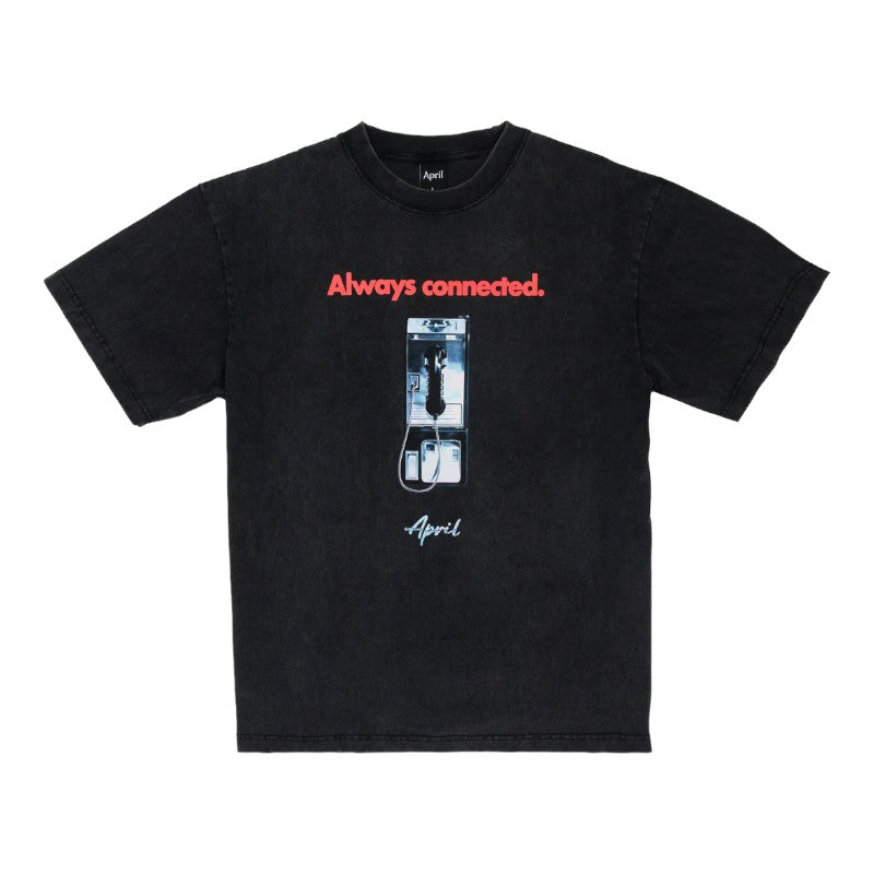 April Always Connected Tee - Vintage Black