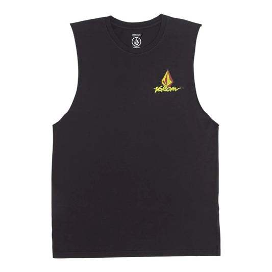 Volcom Frothy Postcard Sleeveless Tee - Black