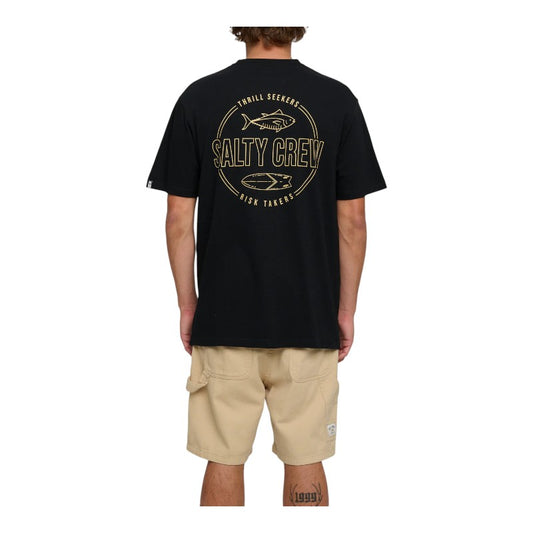 Salty Crew Outlined Tee - Black