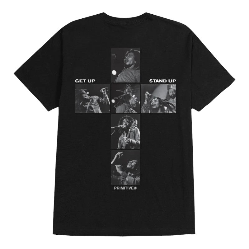 PRIMITIVE X BOB MARLEY KING TEE – BLACK