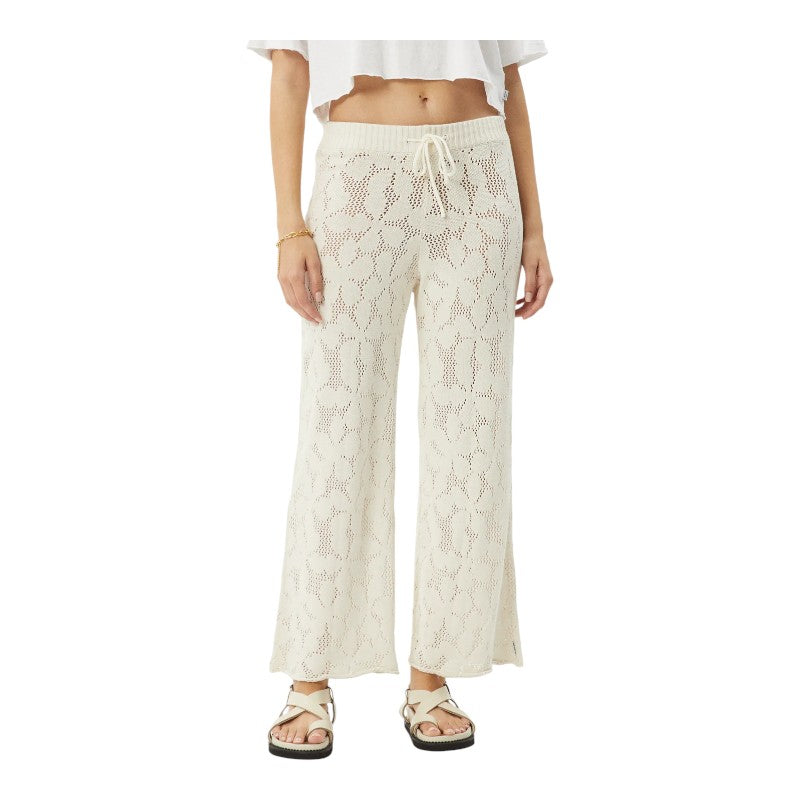 Afends Knit Saint Pants - White