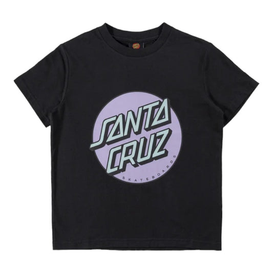 Santa Cruz Other Dot Front Womens Baby Tee - Black