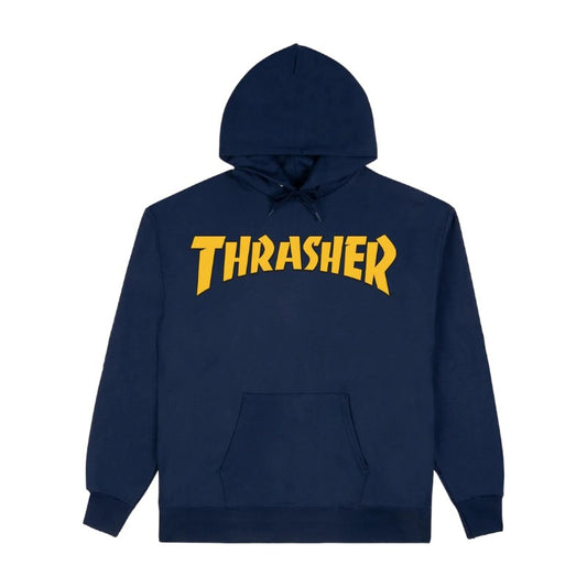 Thrasher Cover Logo Hood - Navy