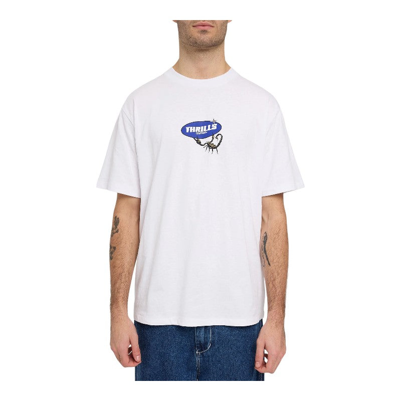 Thrills Lifted Merch Fit Tee - White