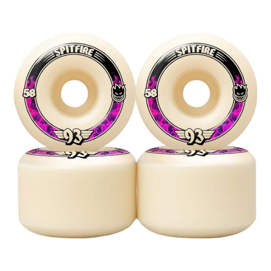 Spitfire Wheels F4 Radials 93D (Soft Sliders) - 58MM