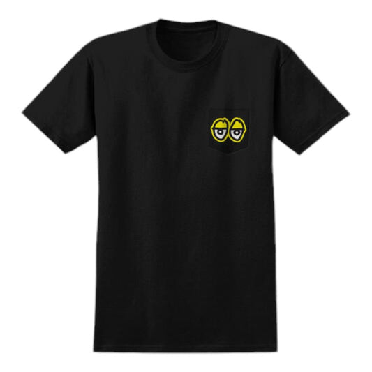 Krooked Straight Eyes Pocket Tee - Black