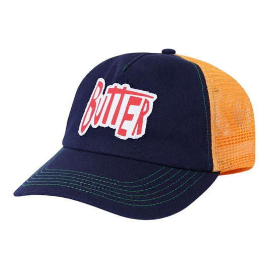 Butter Goods Sketch Trucker Cap - Deep Blue