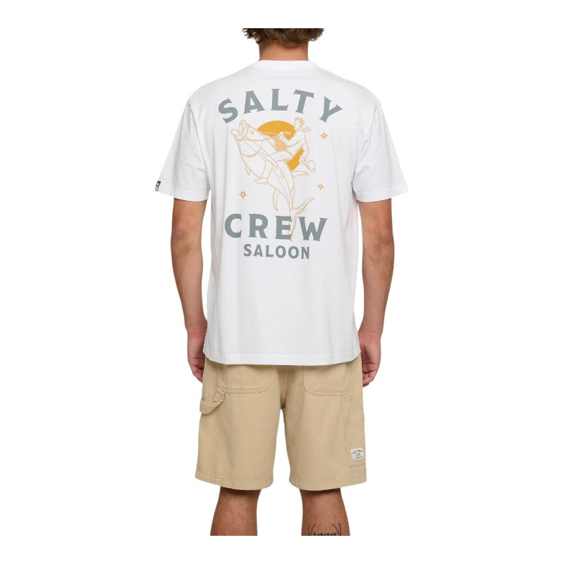 Salty Crew Saloon Premium Tee - White