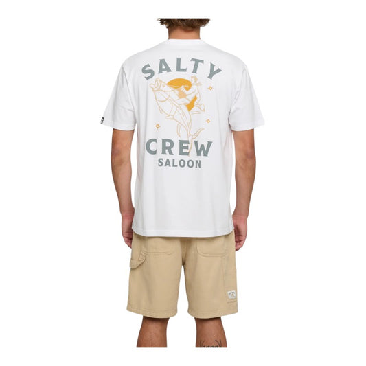 Salty Crew Saloon Premium Tee - White