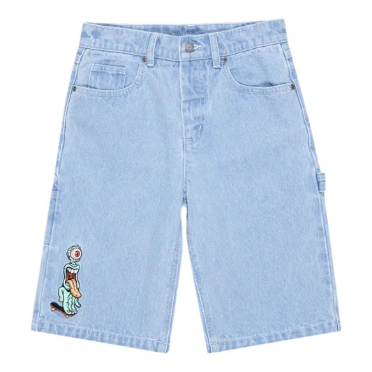 Santa Cruz Youth Opus Carpenter Short - Bleached Denim