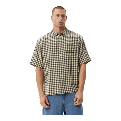 Afends Gambet Short Sleeve Shirt - Sand