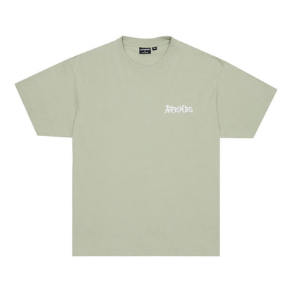 Afends Destroyer Boxy Fit Tee - Eucalyptus