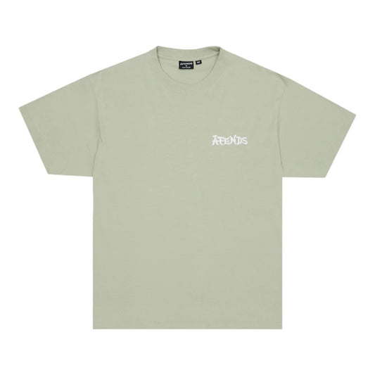 Afends Destroyer Boxy Fit Tee - Eucalyptus