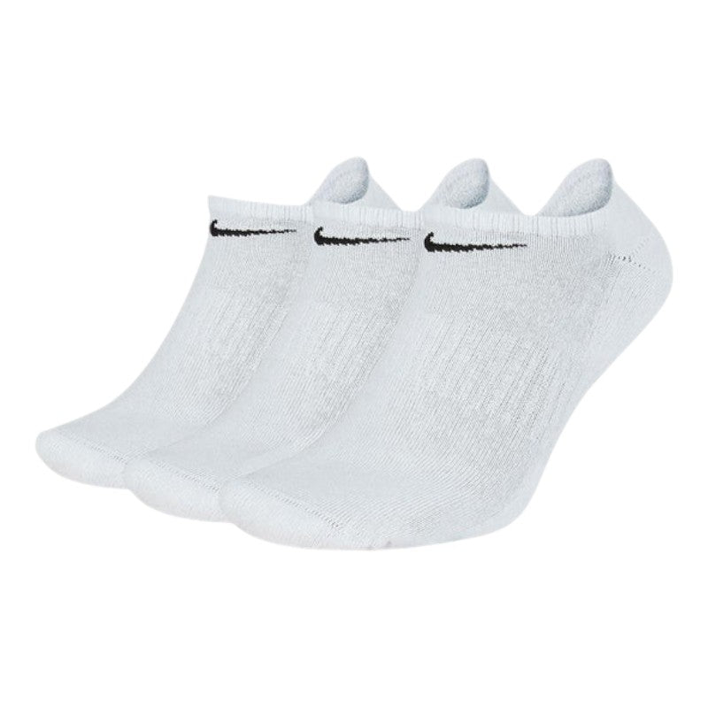 Nike SB Everyday Cush No Show Socks - 3 Pack - White